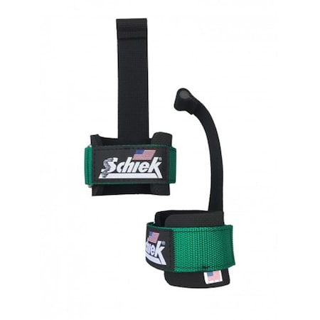 Schiek Sports Schiek  Dowel Lifting Straps, Green SC455278